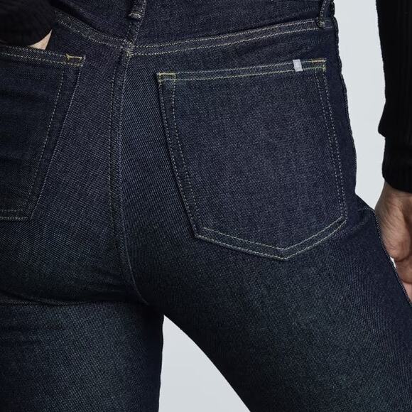 NWOT Everlane Way-High Clean Front Organic Cotton Skinny Jeans Sz. 26x28 Indigo - Picture 7 of 14